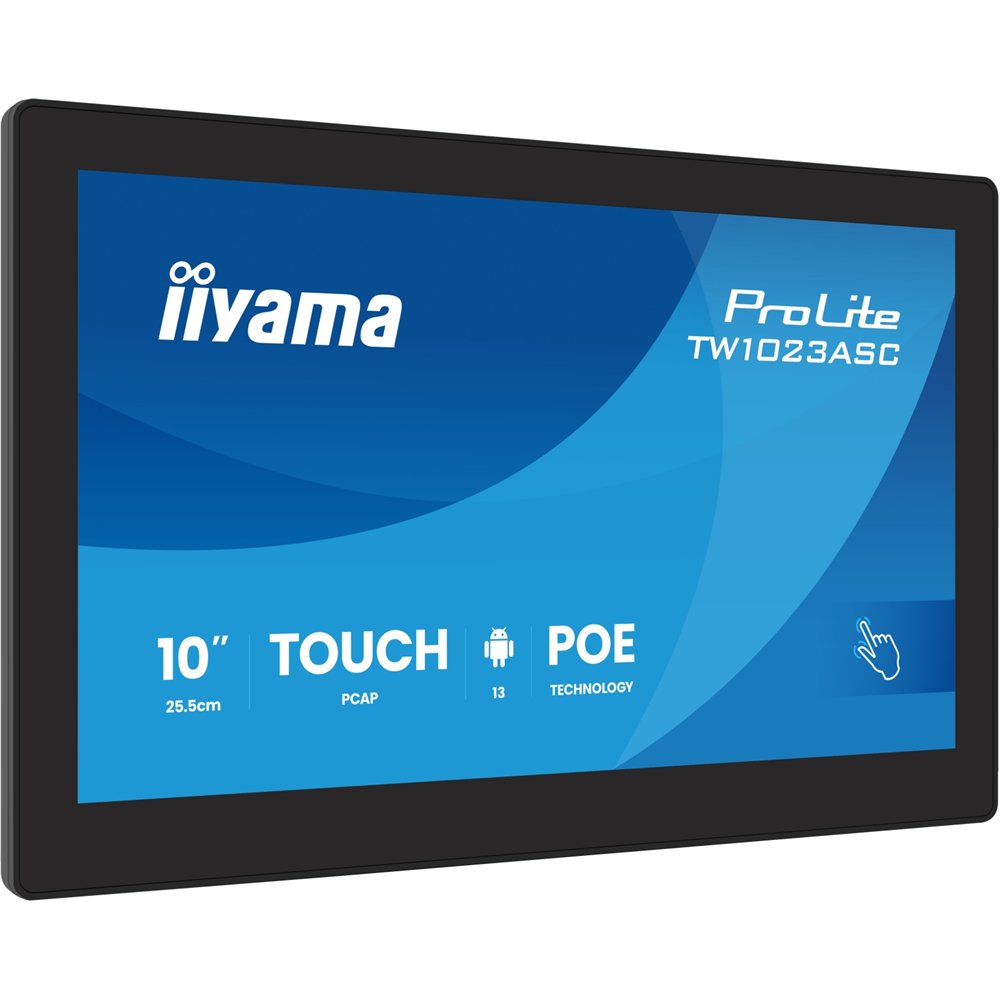 iiyama tw1023asc-b3p pantalla de señalización pantalla plana para señalización digital 25,6 cm (10.1") wifi 450 cd / m² hd negro