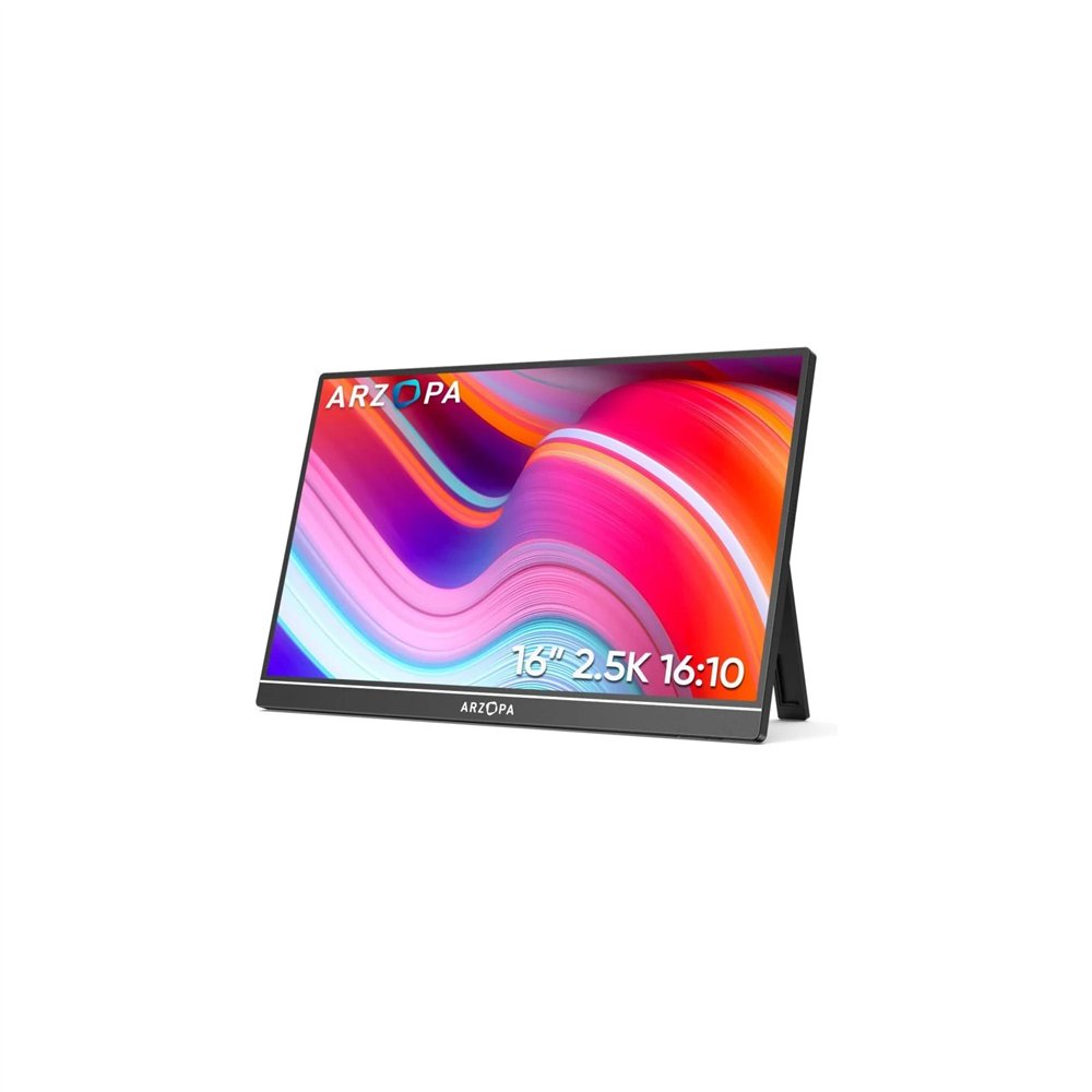 arzopa z1rc | monitor portátil de 16" 2.5k con pantalla de 8 bits y 350 nits