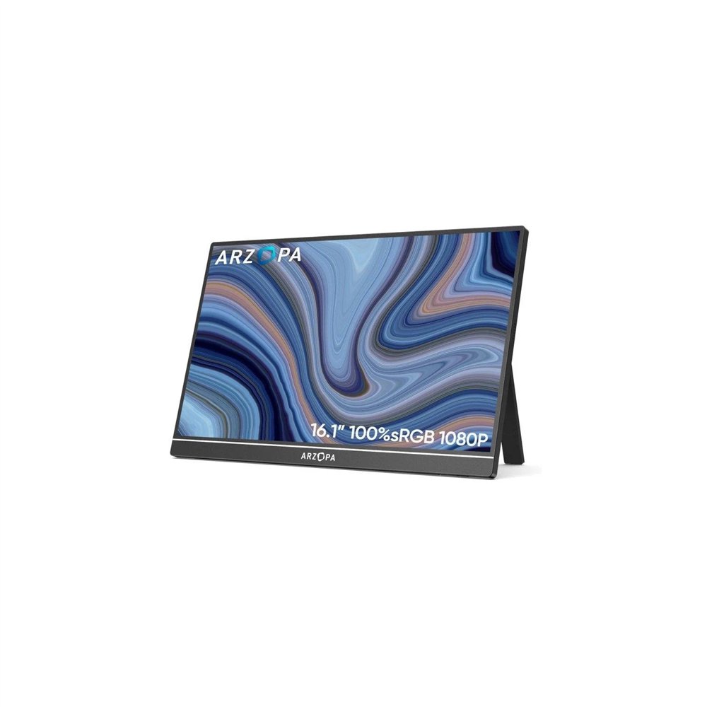 arzopa z1fc 16.1'' 144hz monitor portátil gaming monitor ultra delgado segunda pantalla externa para laptop/pc/mac/ps3/4/5/xbox