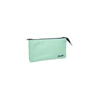 milan serie 1918 estuche portatodo 5 compartimentos - tejido resistente a las roturas y rasgaduras - medidas 22x12x4cm - color v