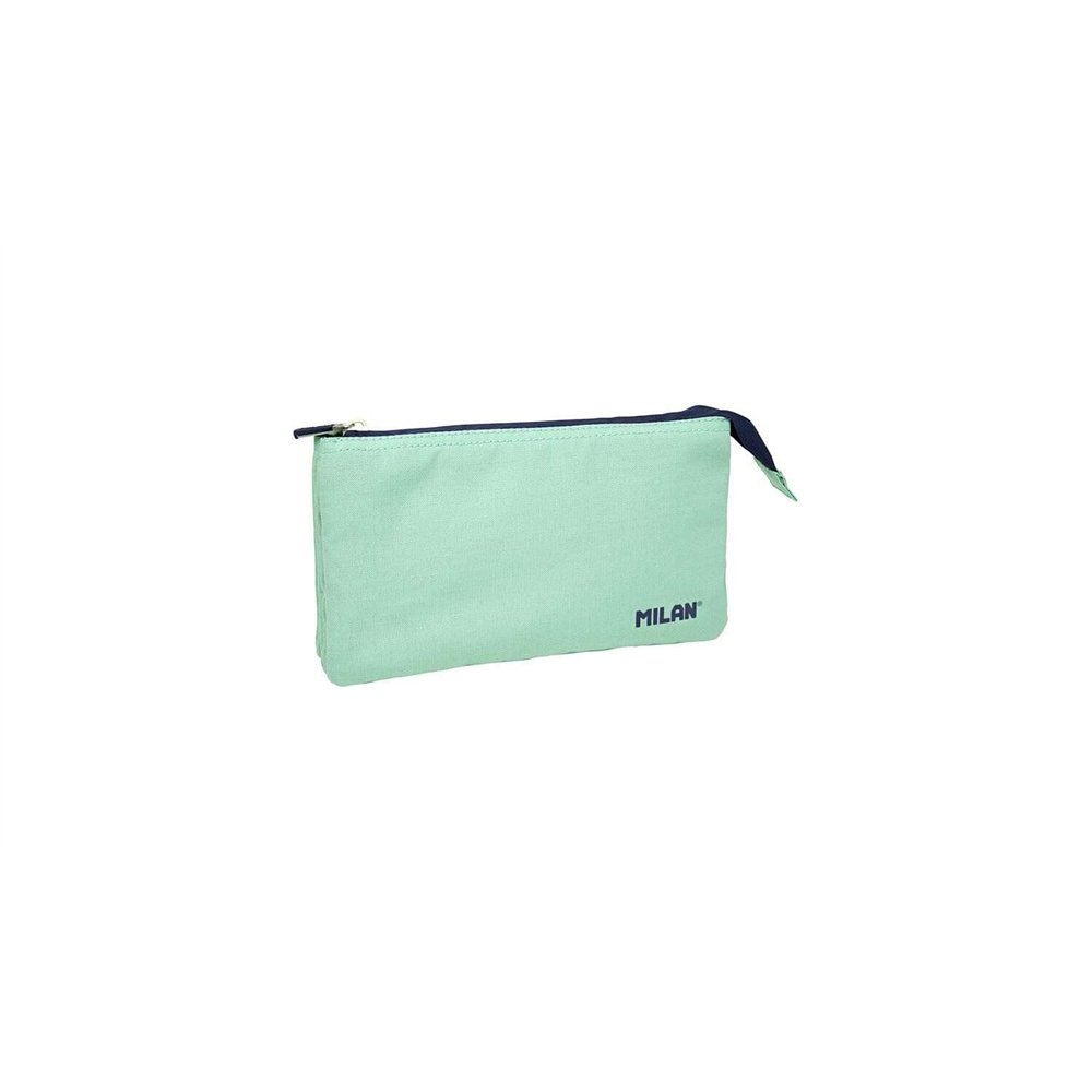 milan serie 1918 estuche portatodo 5 compartimentos - tejido resistente a las roturas y rasgaduras - medidas 22x12x4cm - color v