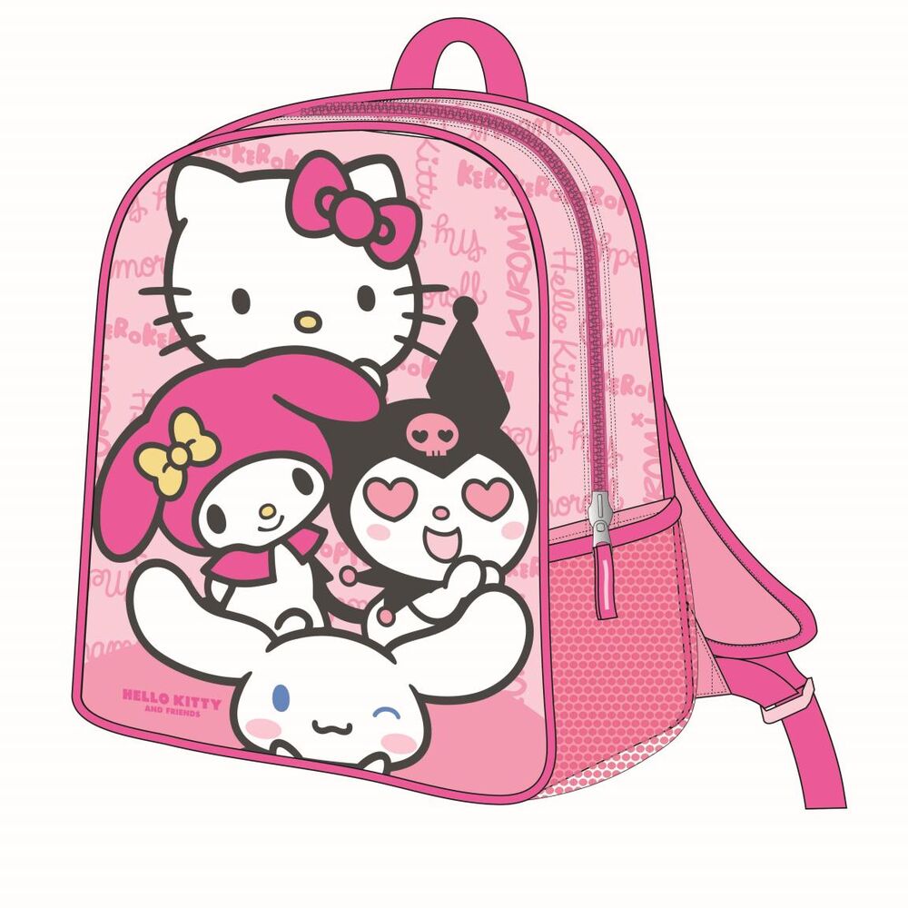 mochila 3d hello kitty and friends 30cm