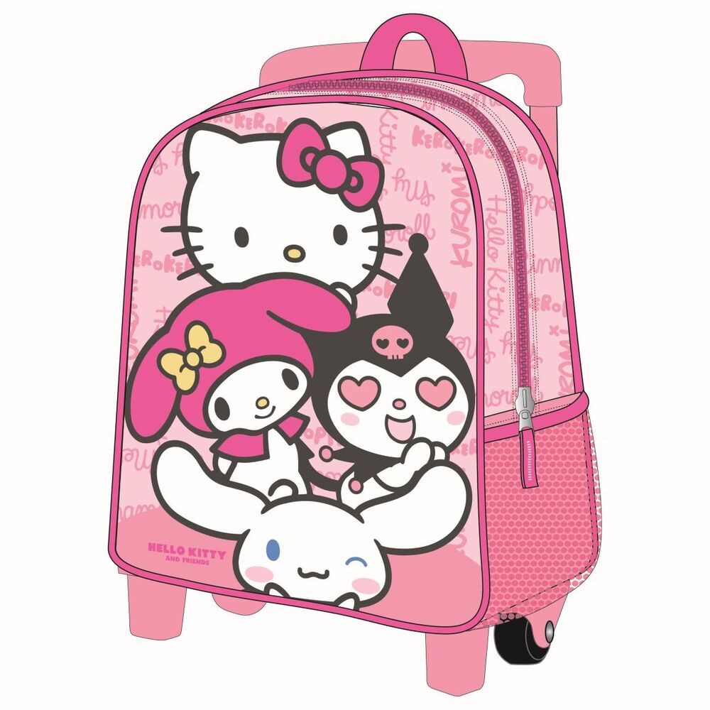 trolley 3d hello kitty and friends 30cm