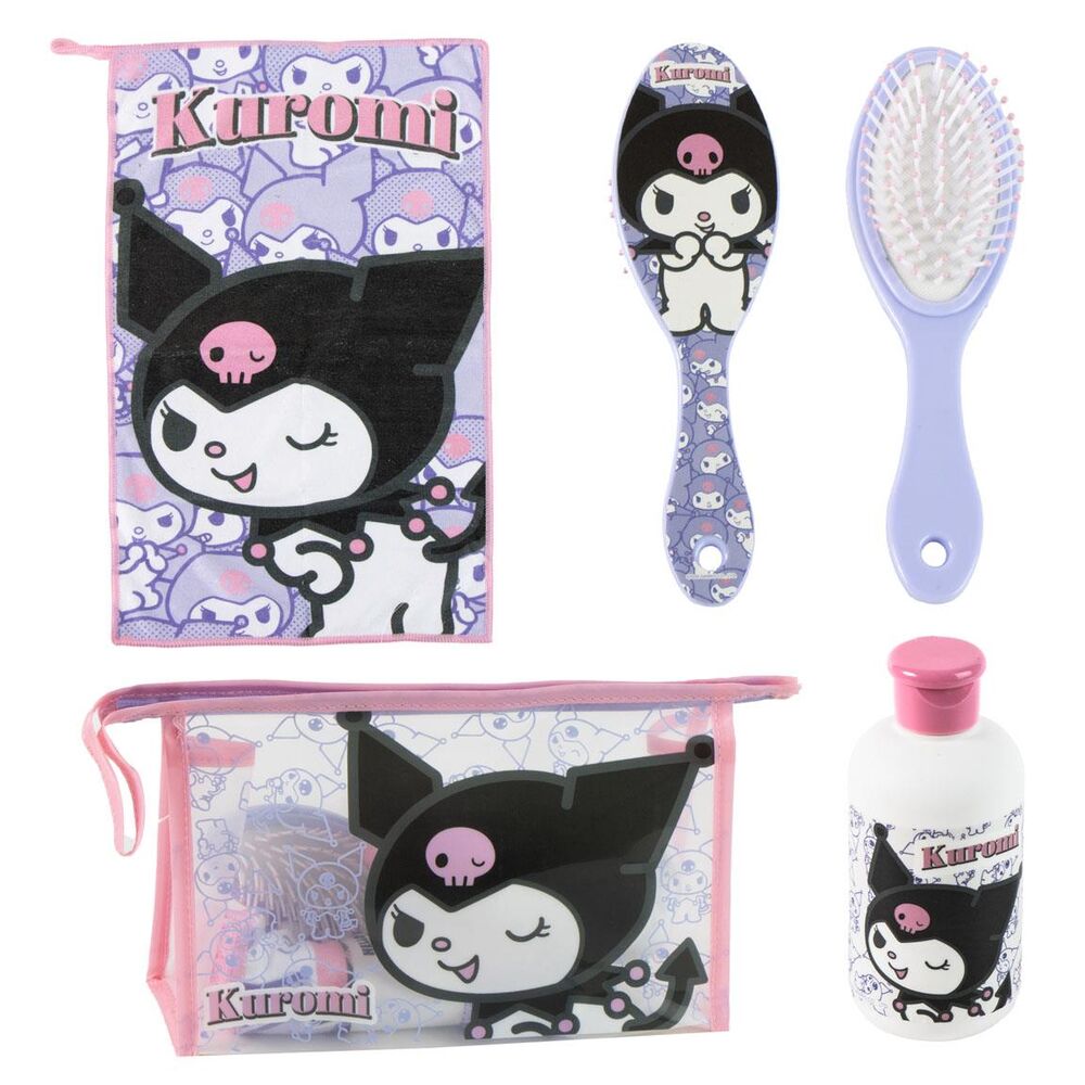 set neceser aseo kuromi hello kitty