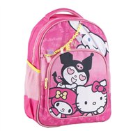 mochila hello kitty and friends 42cm adaptable