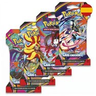 sobre cartas caos creciente megaevolucion pokemon español surtido