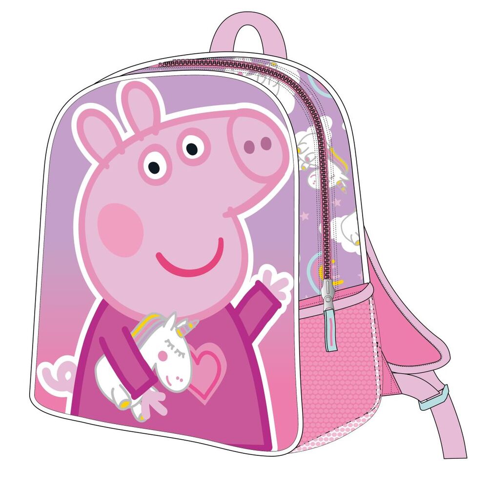 mochila 3d peppa pig 30cm