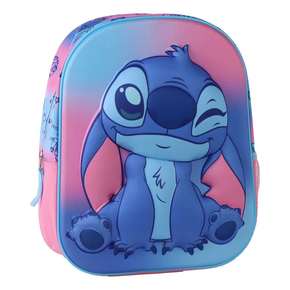 mochila 3d stitch disney 30cm