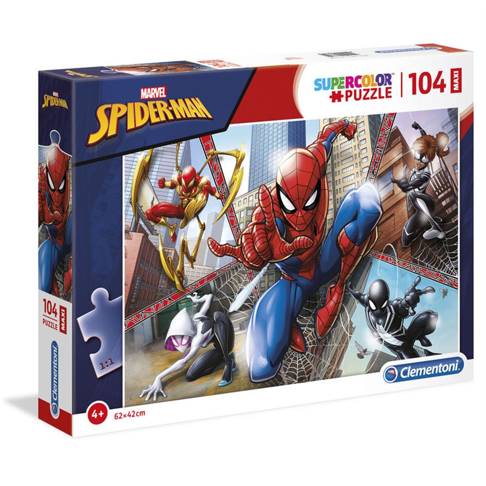 puzzle maxi spiderman marvel 104pzs