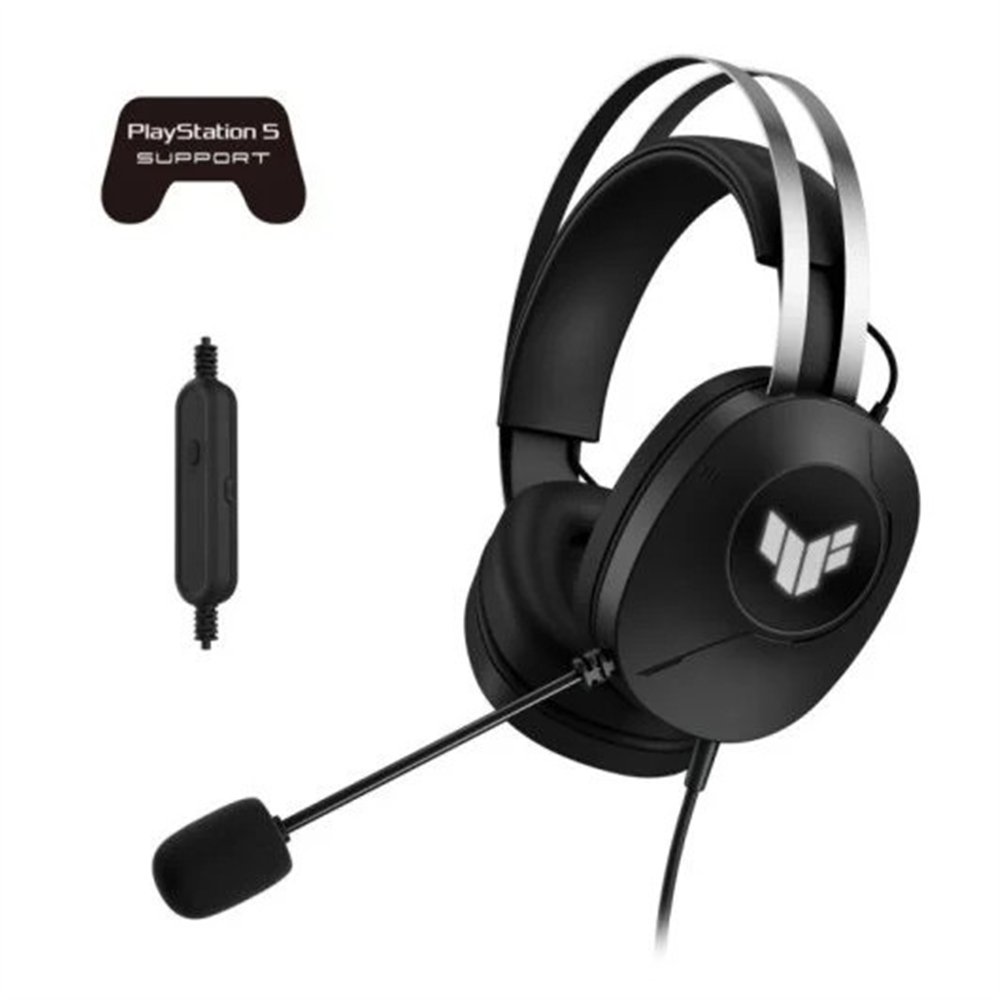 auriculares + microfono asus tuf gaming h1 gen ii black