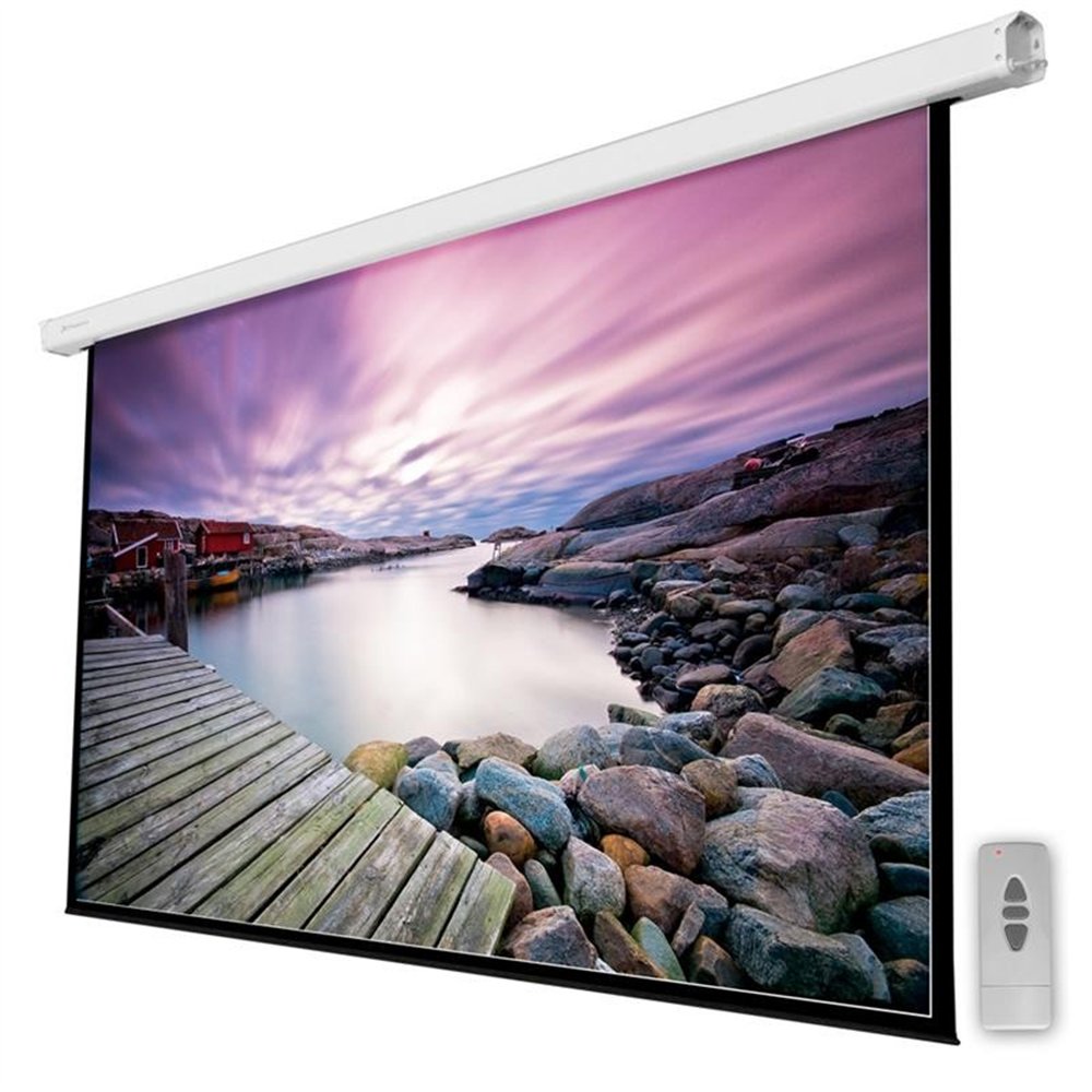 pantalla proyeccion phoenix pared y techo electrica 100 200x150