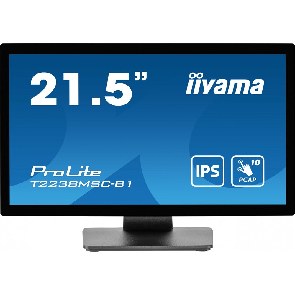 iiyama prolite t2238msc-b1 21.5" táctil full hd led negro