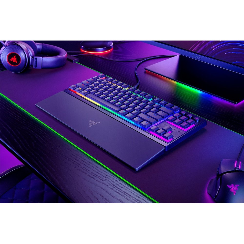 razer ornata v3 tenkeyless teclado juego usb qwertz alemán negro
