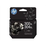 tinta hp 302xl/304xl 300 páginas negro (b7rt9ae)