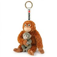 llavero peluche mono punch 15cm