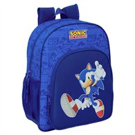 mochila sonic the hedgehog 38cm adaptable