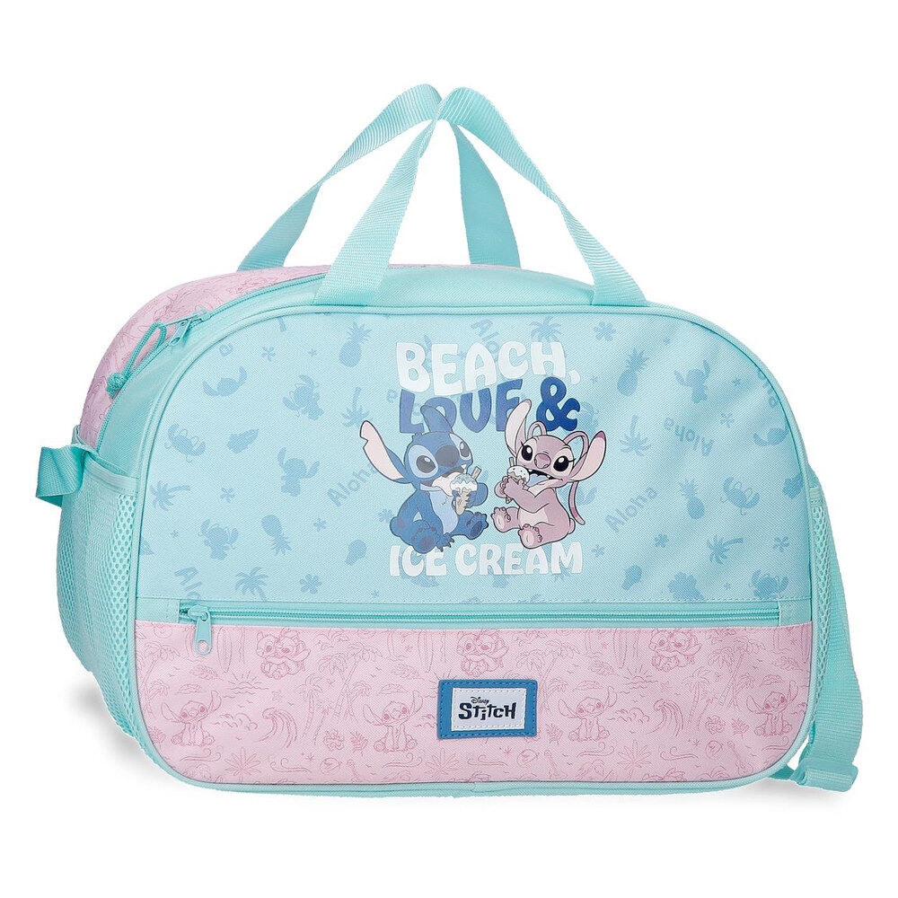 bolsa viaje beach & love stitch disney 40cm