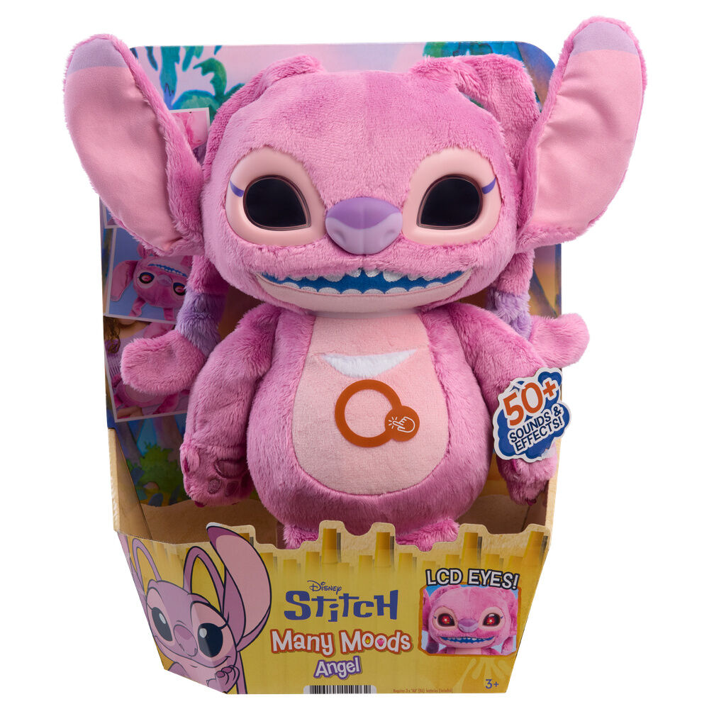 peluche interactivo angel stitch disney
