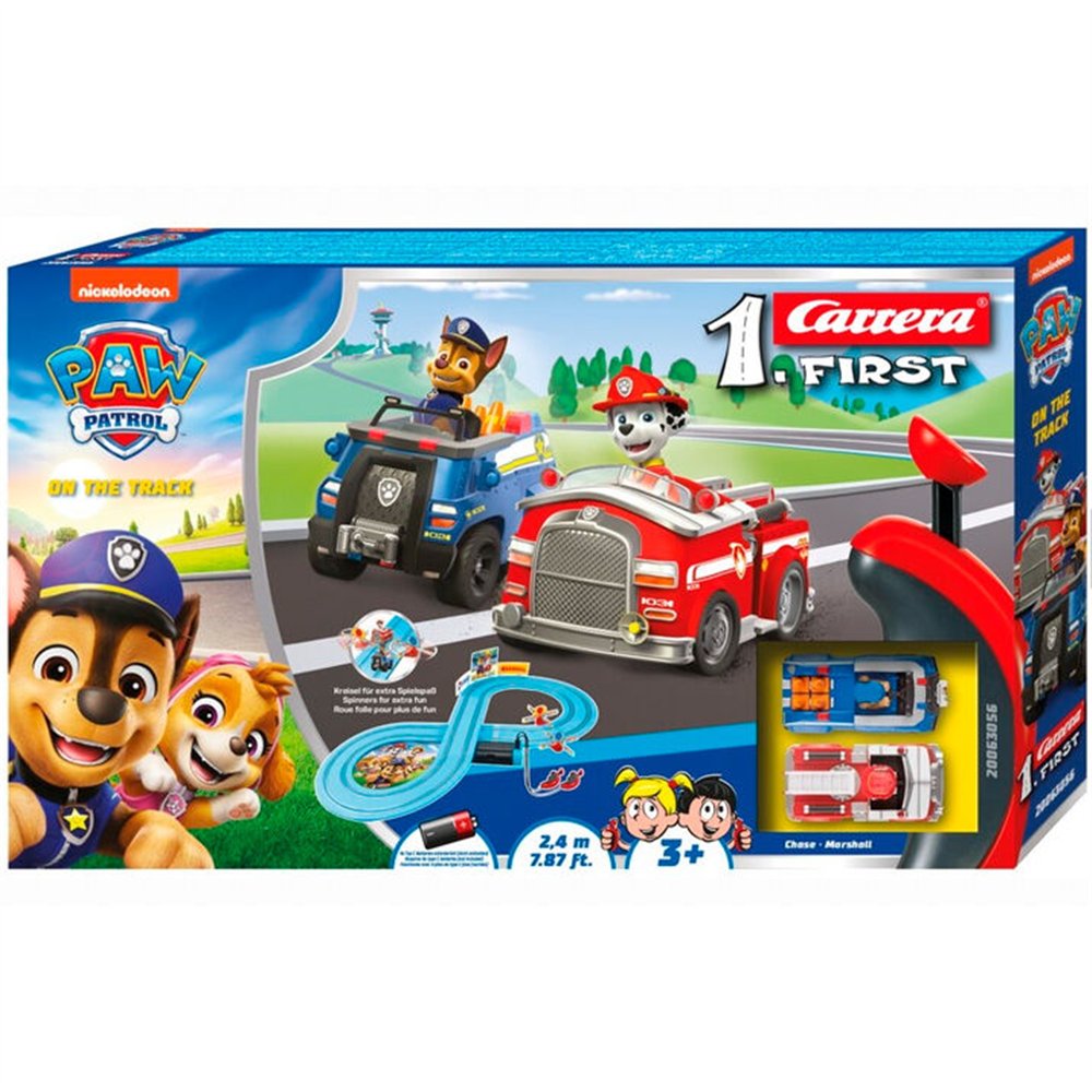 circuito carreras chase & marshall patrulla canina paw patrol