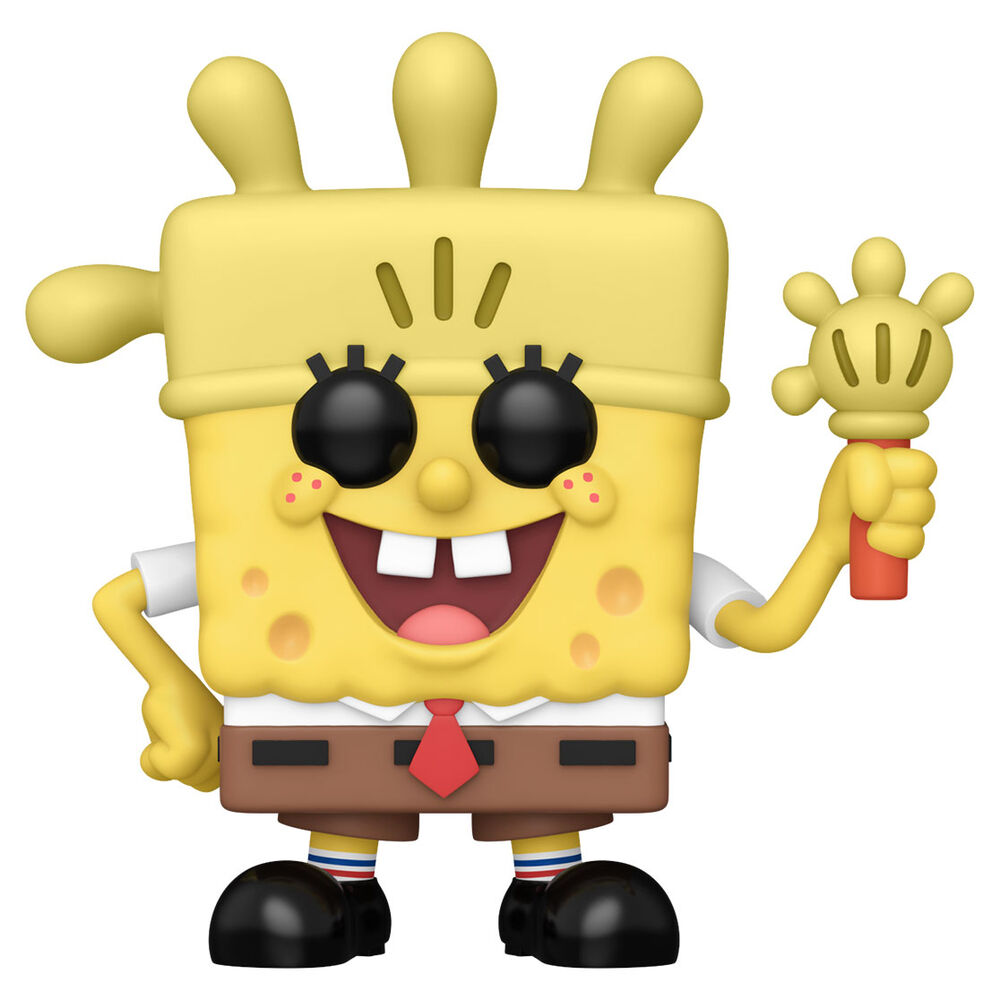 figura pop bob esponja glove world spongebob