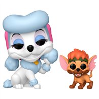 figura pop disney oliver & company georgette with tito