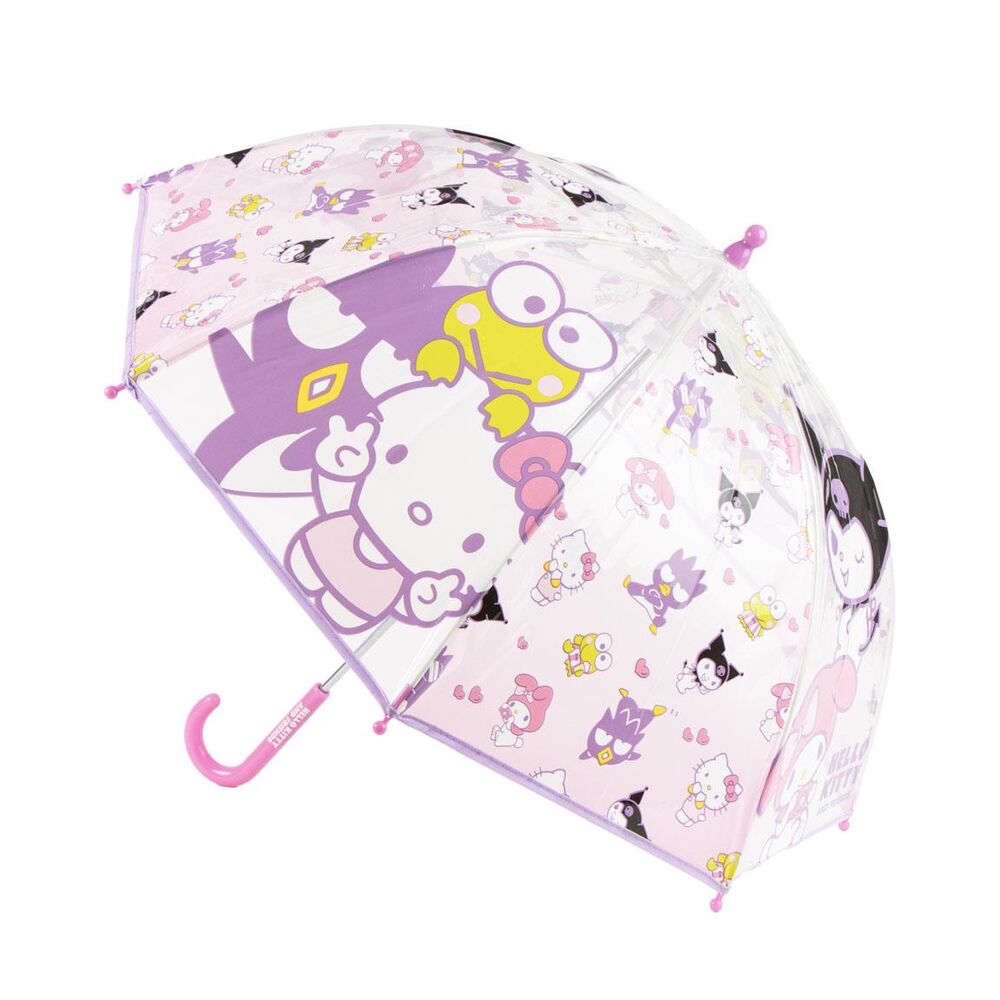 paraguas manual poe hello kitty and friends