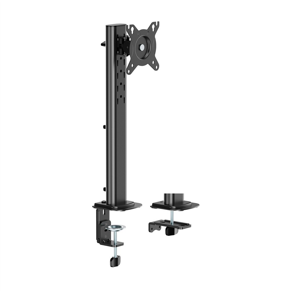 aisens soporte de mesa eco giratorio e inclinable para monitor/tv 12kg de 17-34, negro