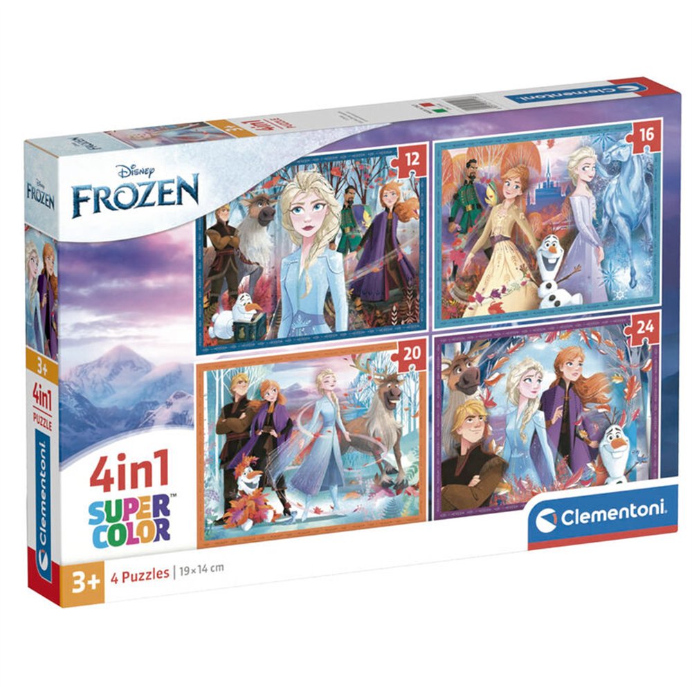 puzzle frozen disney 12-16-20-24pzs