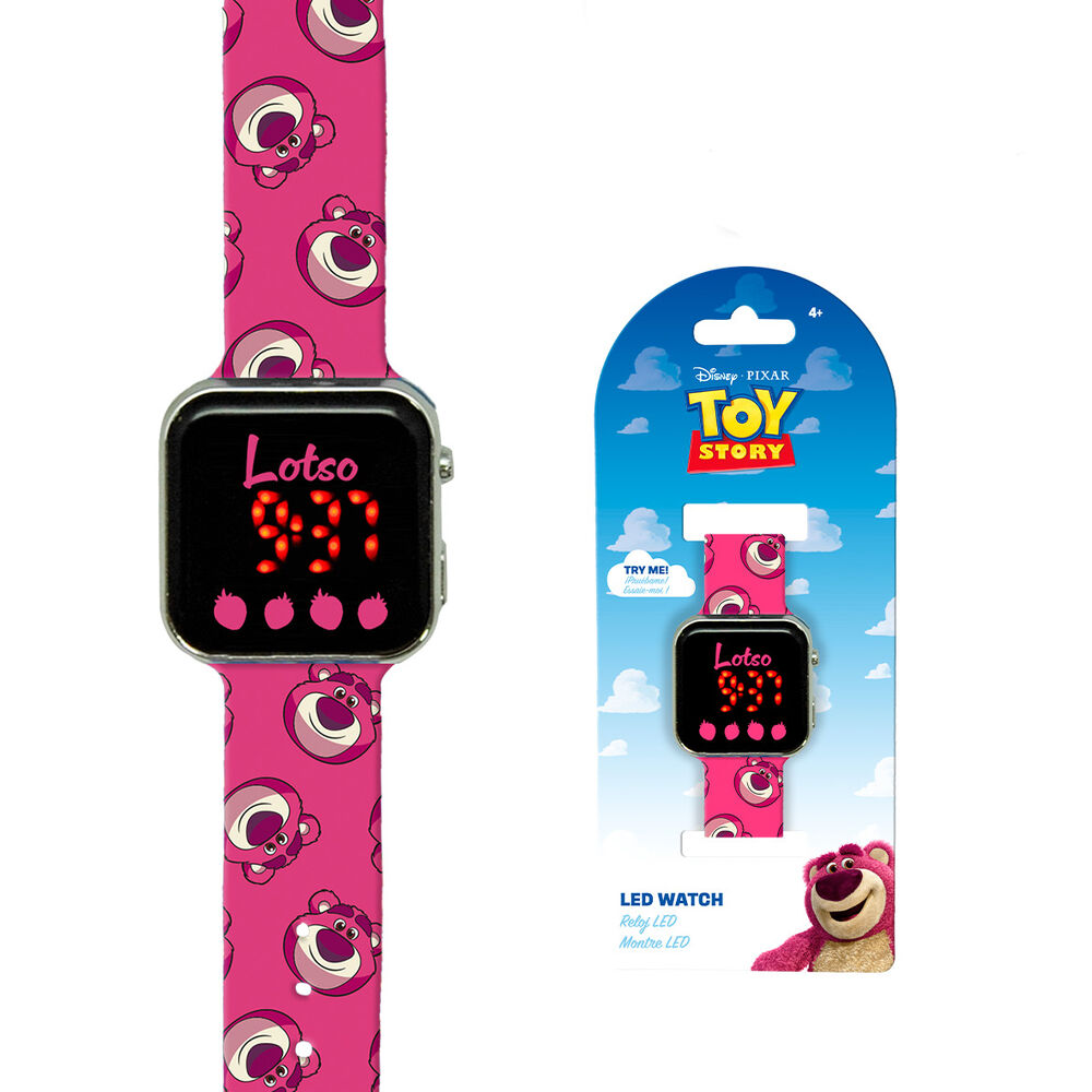 reloj led lotso toy story disney pixar