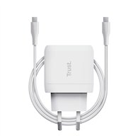 cargador trust maxo usb-c 45w 2m white