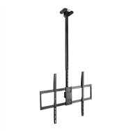 tooq soporte de techo extensible para pantallas 50"-100", negro