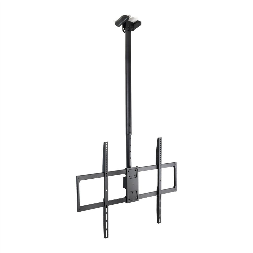 tooq soporte de techo extensible para pantallas 50"-100", negro