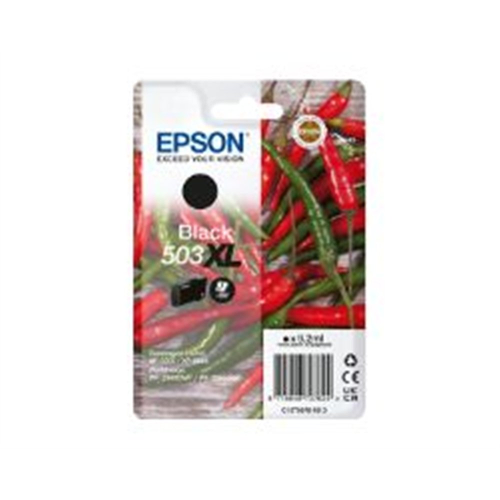 tinta epson 503xl negro 9.2ml 550 pág (c13t09r14010)