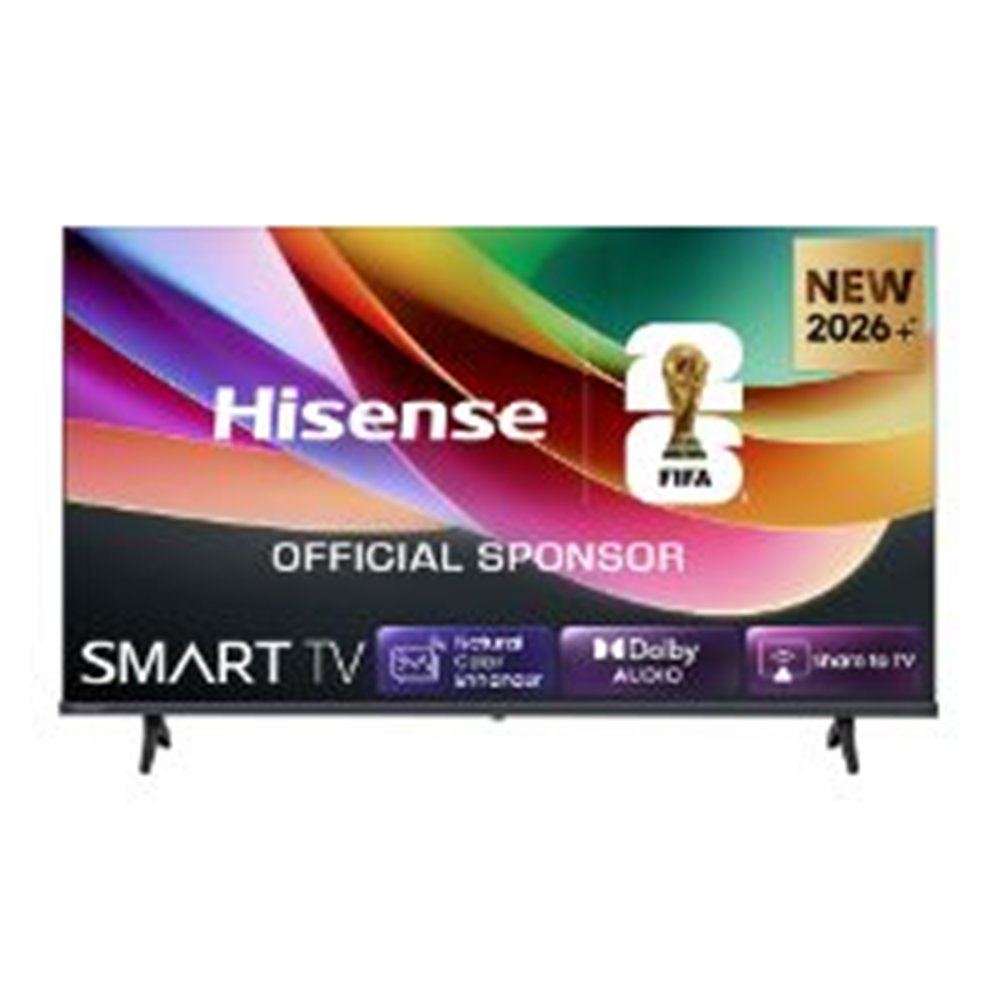tv hisense 40" qled fhd wifi bt smart tv negro (40a4s)
