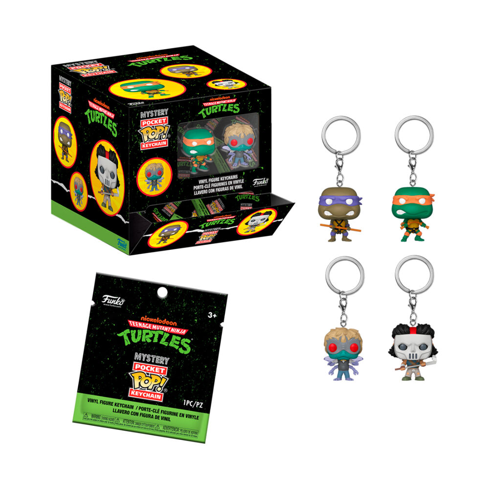 llavero pocket pop tortugas ninja surtido