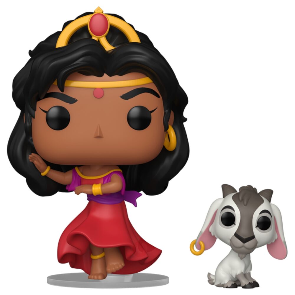figura pop disney el jorobado de notre dame esmeralda & djali