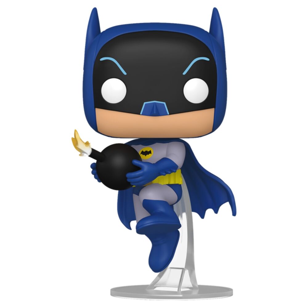 figura pop dc comics batman 66 serie 2 batman with bomb