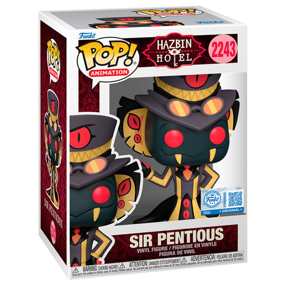 figura pop hazbin hotel sir pentious exclusive