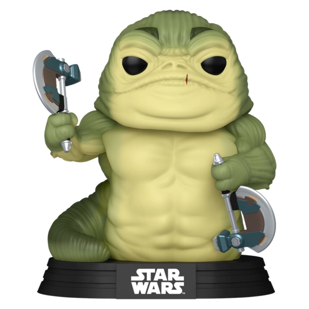 figura pop star wars: the mandalorian & grogu - rotta the hutt