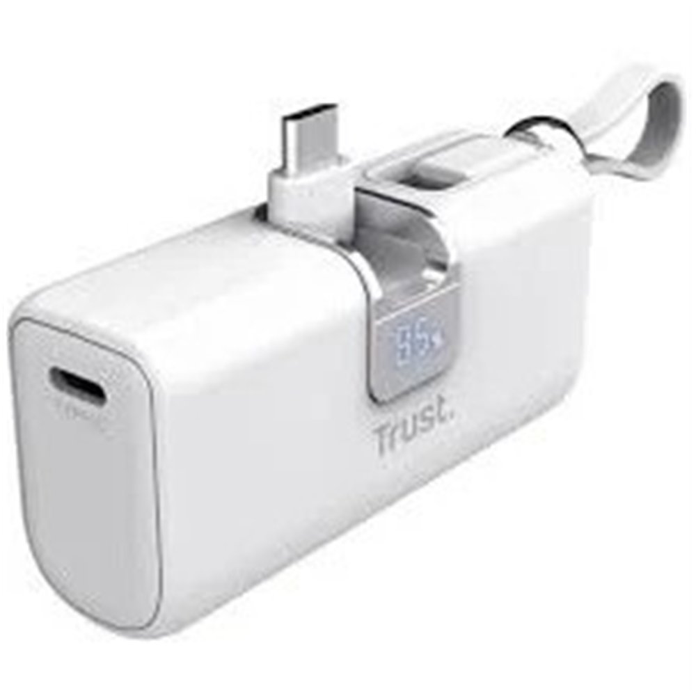 powerbank trust pacto 5000mah usb-c pd white