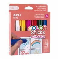apli 19363 marcador de tiza bala azul, verde, rosa, rojo, blanco, amarillo 6 pieza(s)