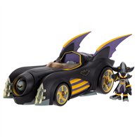 batmobile + figura shadow batman sonic the hedgehog