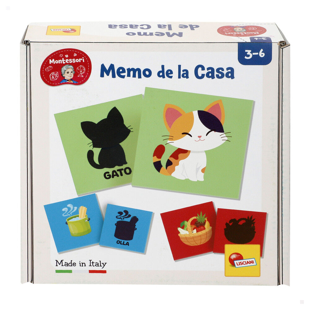 juego memory montessori lisciani