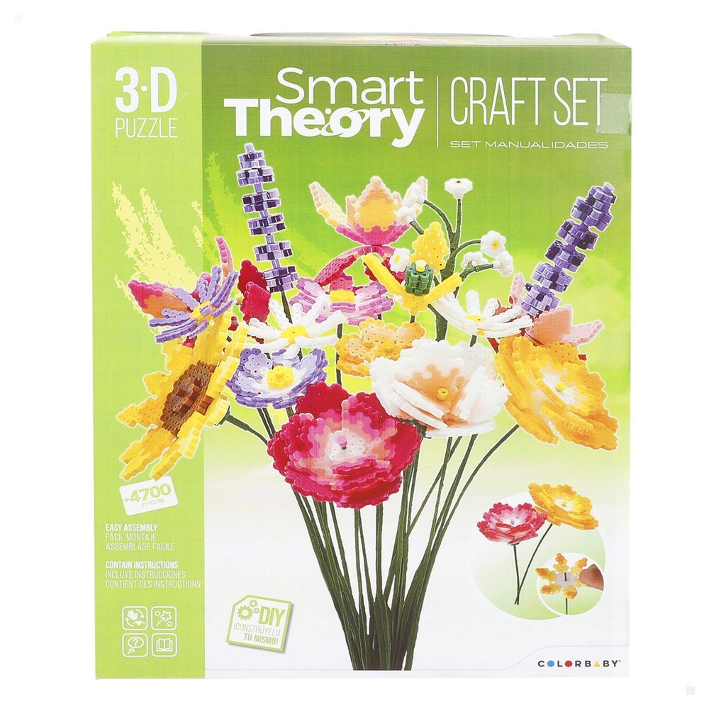 puzzle 3d ramo flores smart theory 4700pzs