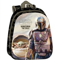 mochila 3d the mandalorian star wars 33cm