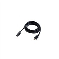 cable gembird hdmi macho a hdmi hembra ethernet 1.8metros negro cc-hdmi4x-6