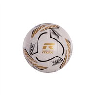 balón de fútbol rox sport r-comand blanco y dorado
