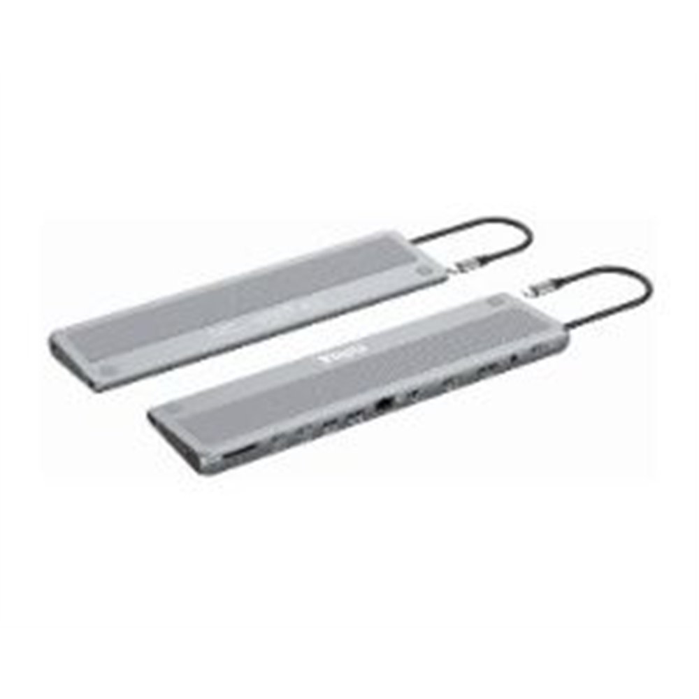 docking nilox usb-c stand 13 en 1 gris (nxdsusbc11)