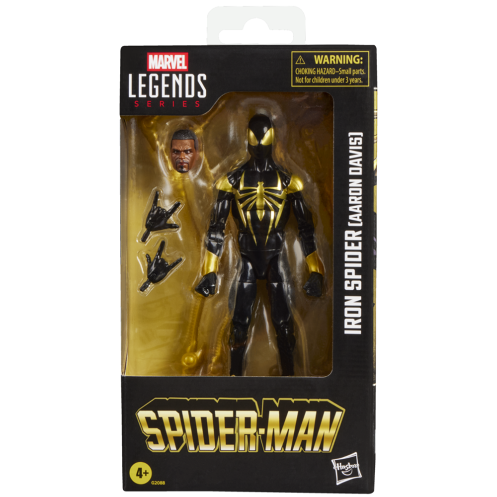 figura iron spider aroon davis spiderman marvel 15cm