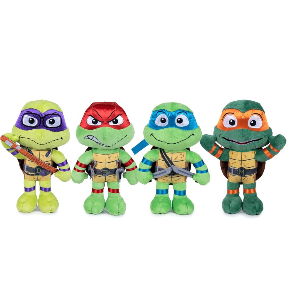 peluche tortugas ninja 28cm surtido